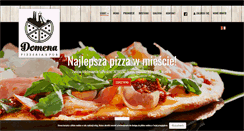 Desktop Screenshot of pizzeria-domena.pl