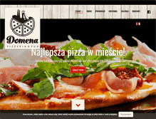 Tablet Screenshot of pizzeria-domena.pl